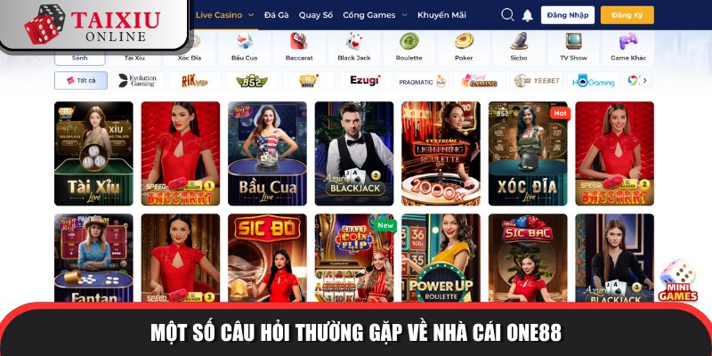 cau hoi thuong gap ONE88 736 Giải đáp thắc mắc của khách hàng