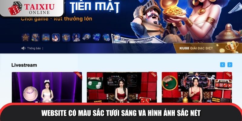ku88 6 897 Website có màu sắc tươi sáng và hình ảnh sắc nét