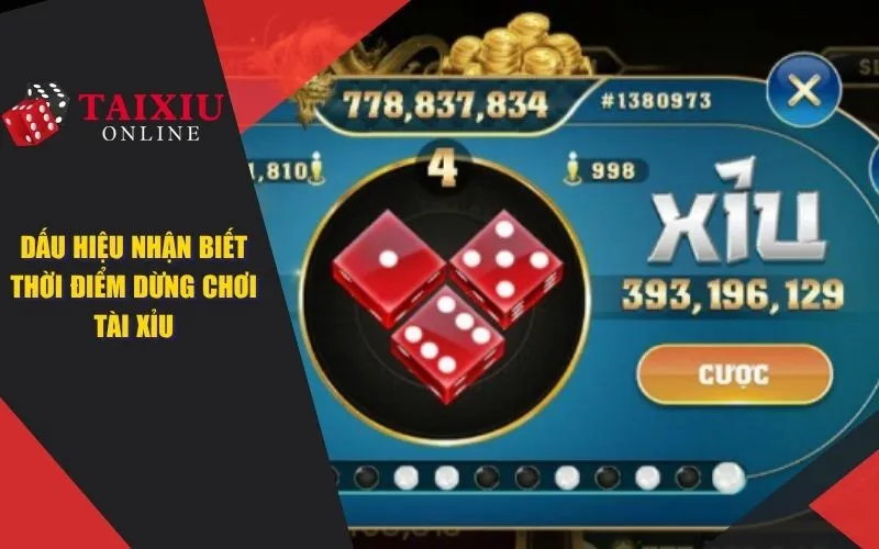 nen dung khi nao khi dang thua tai xiu dau hieu nhan biet 11zon 1374 Dấu hiệu nhận biết thời điểm dừng chơi tài xỉu