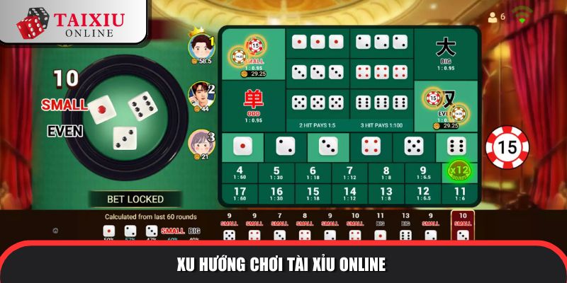Xu hướng chơi tài xỉu online ngày nay